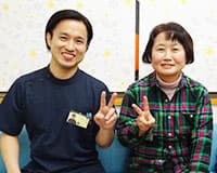 難波 直子様と院長のツーショット