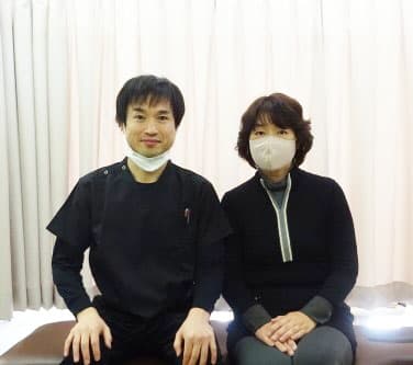 矢代 敦子様と院長のツーショット