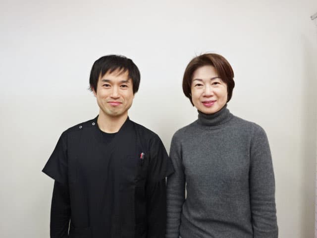 山本 佳代様と院長のツーショット